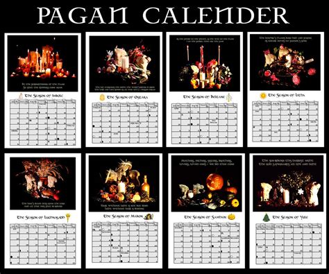 Ancient scandinavian pagan calendar 2023